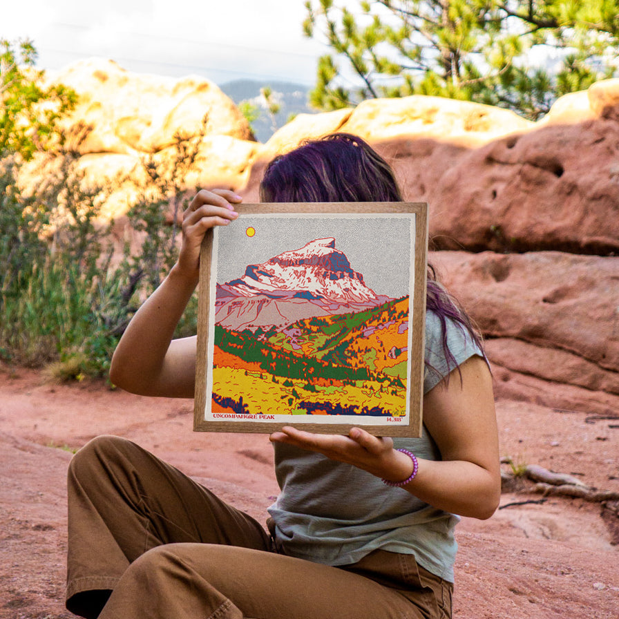 Uncompahgre Peak Art Print