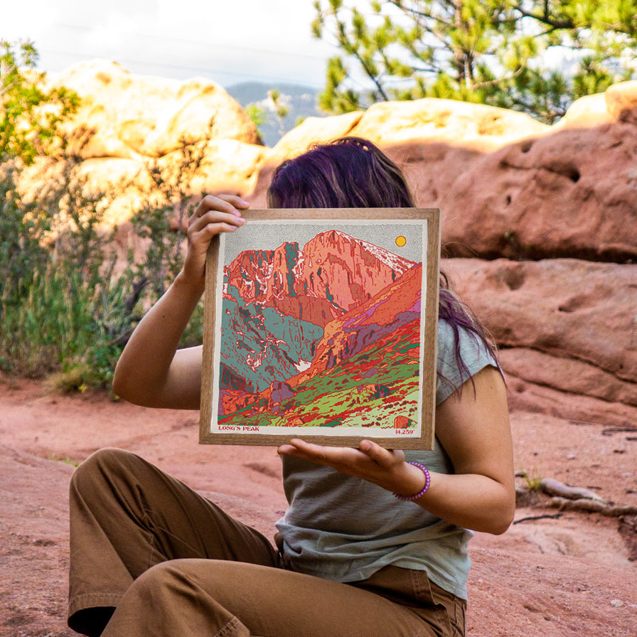 Longs Peak Art Print