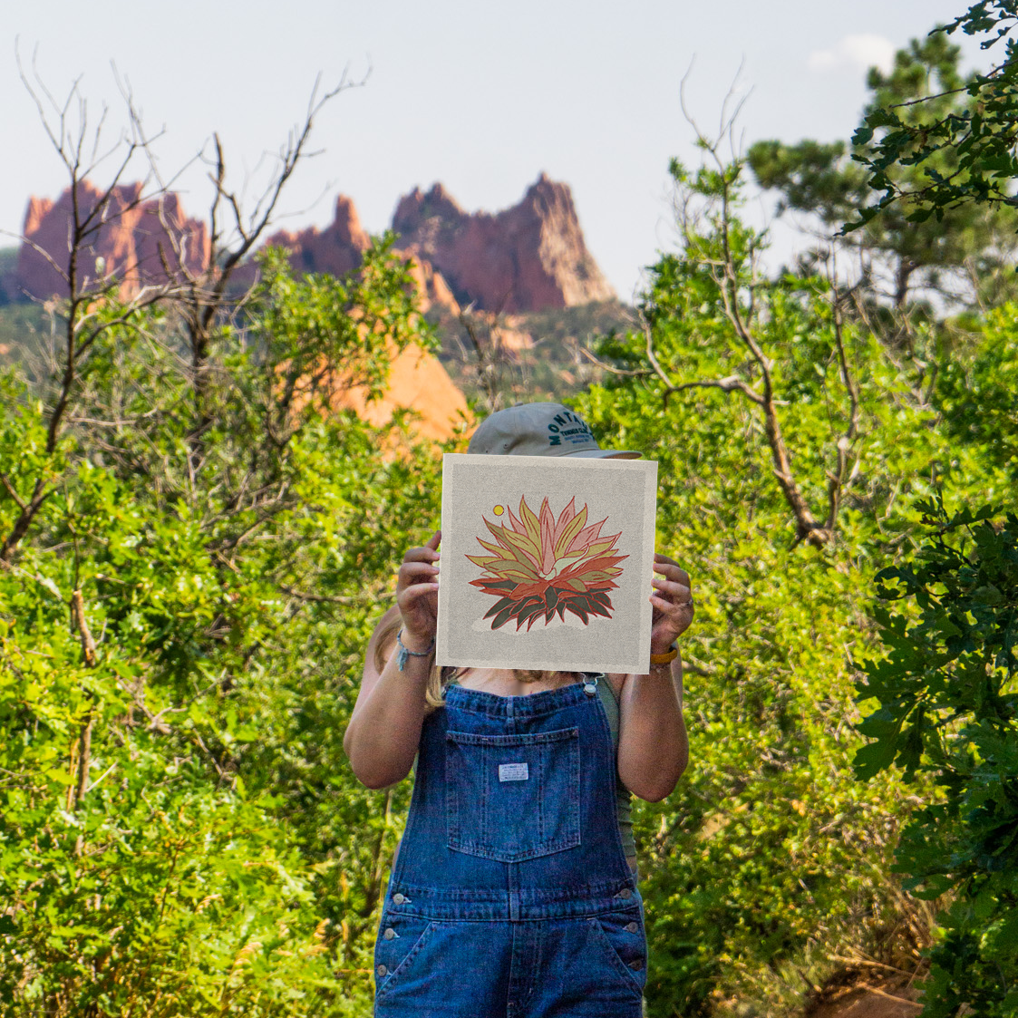 Rainbow Aloe Art Print