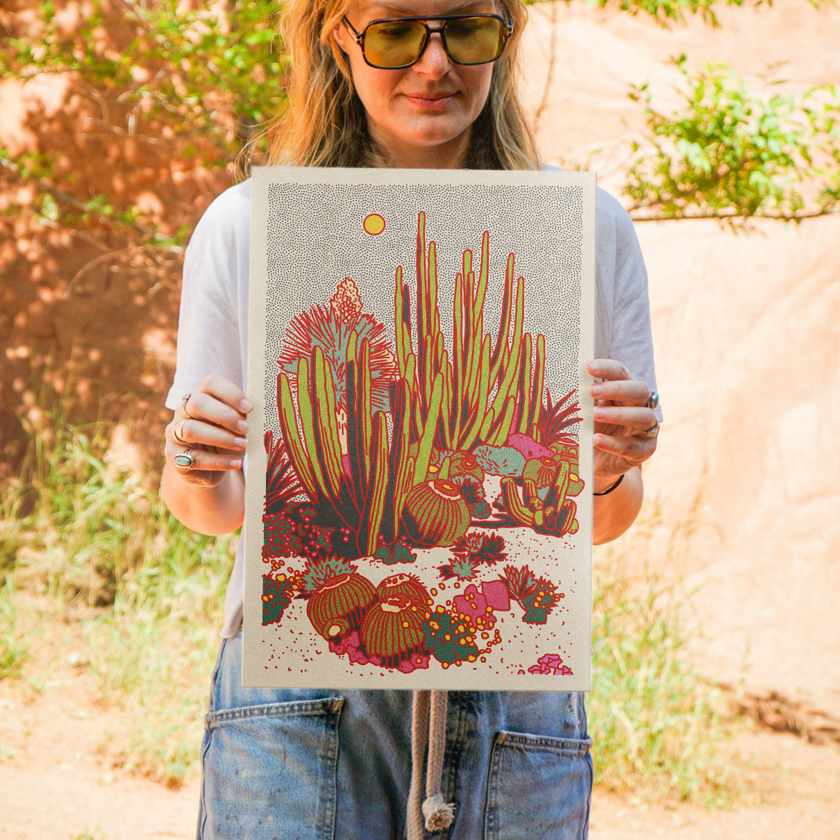 Cactus Planet Art Print #2