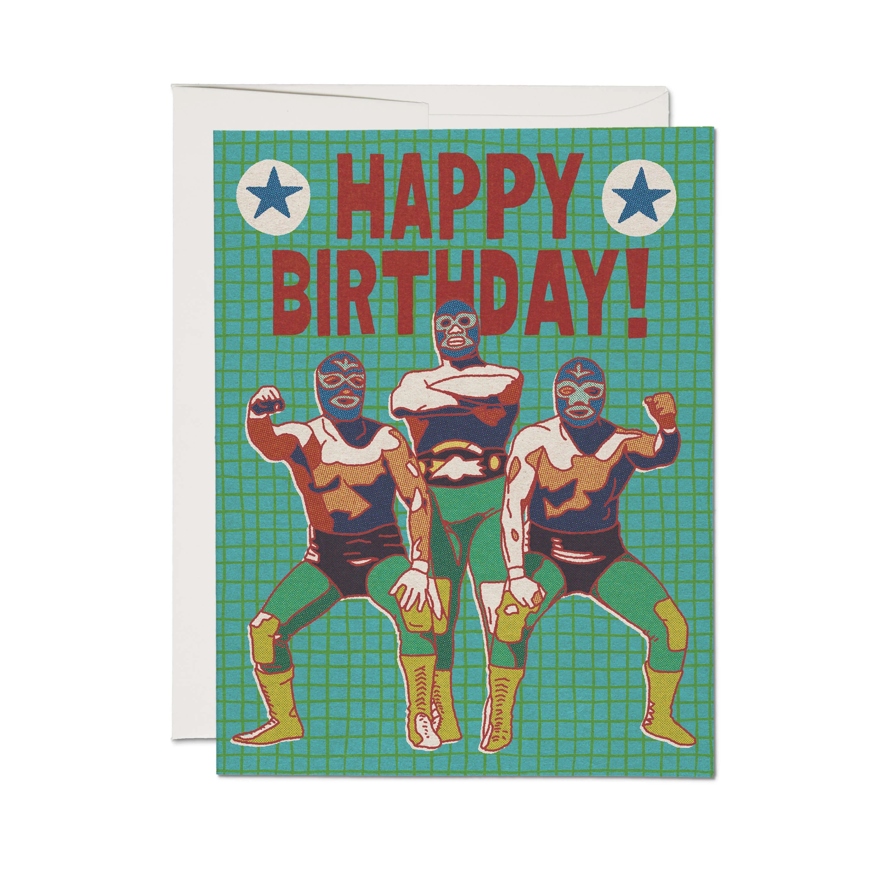 "Happy Birthday" Luchador Card