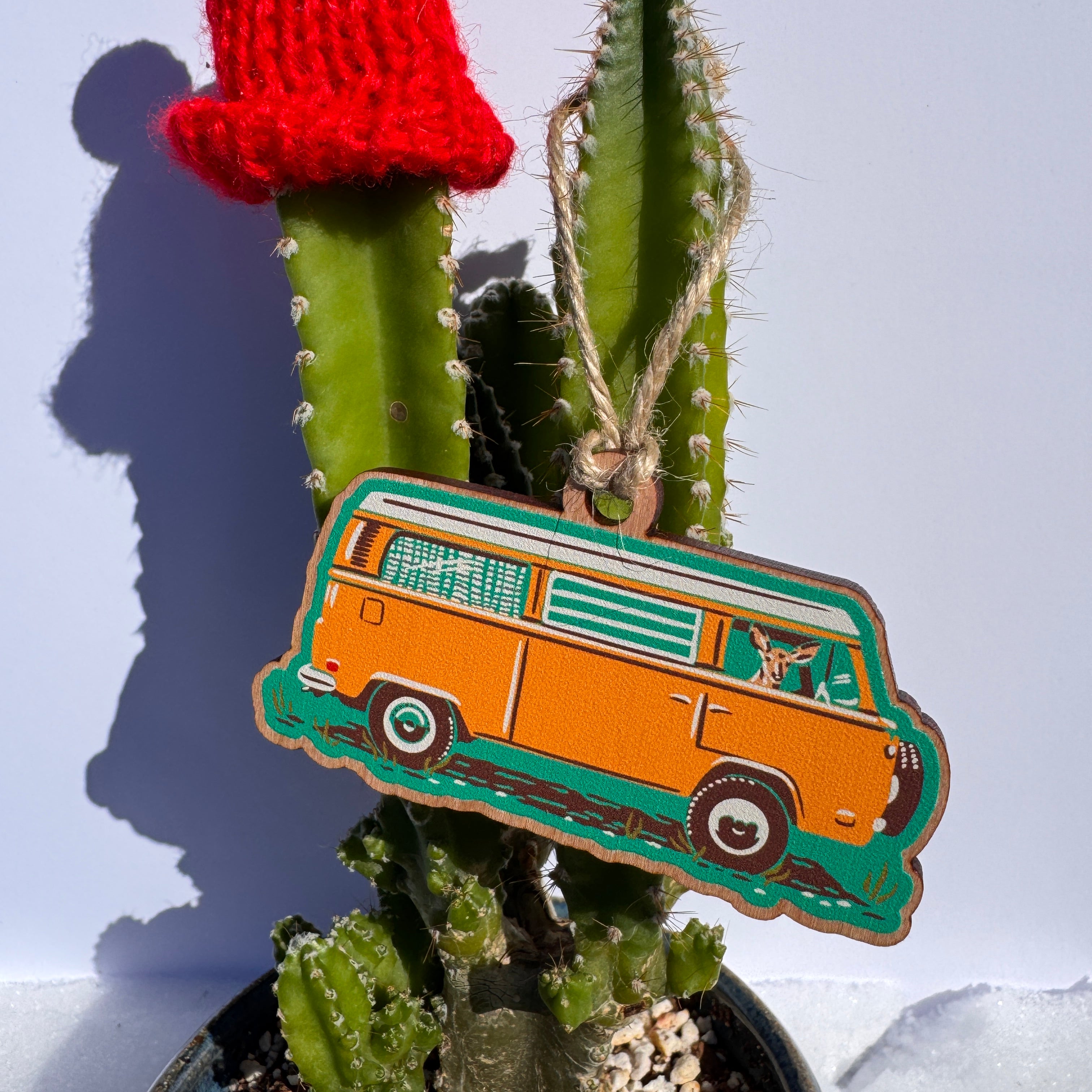 Camper Van Wooden Ornament