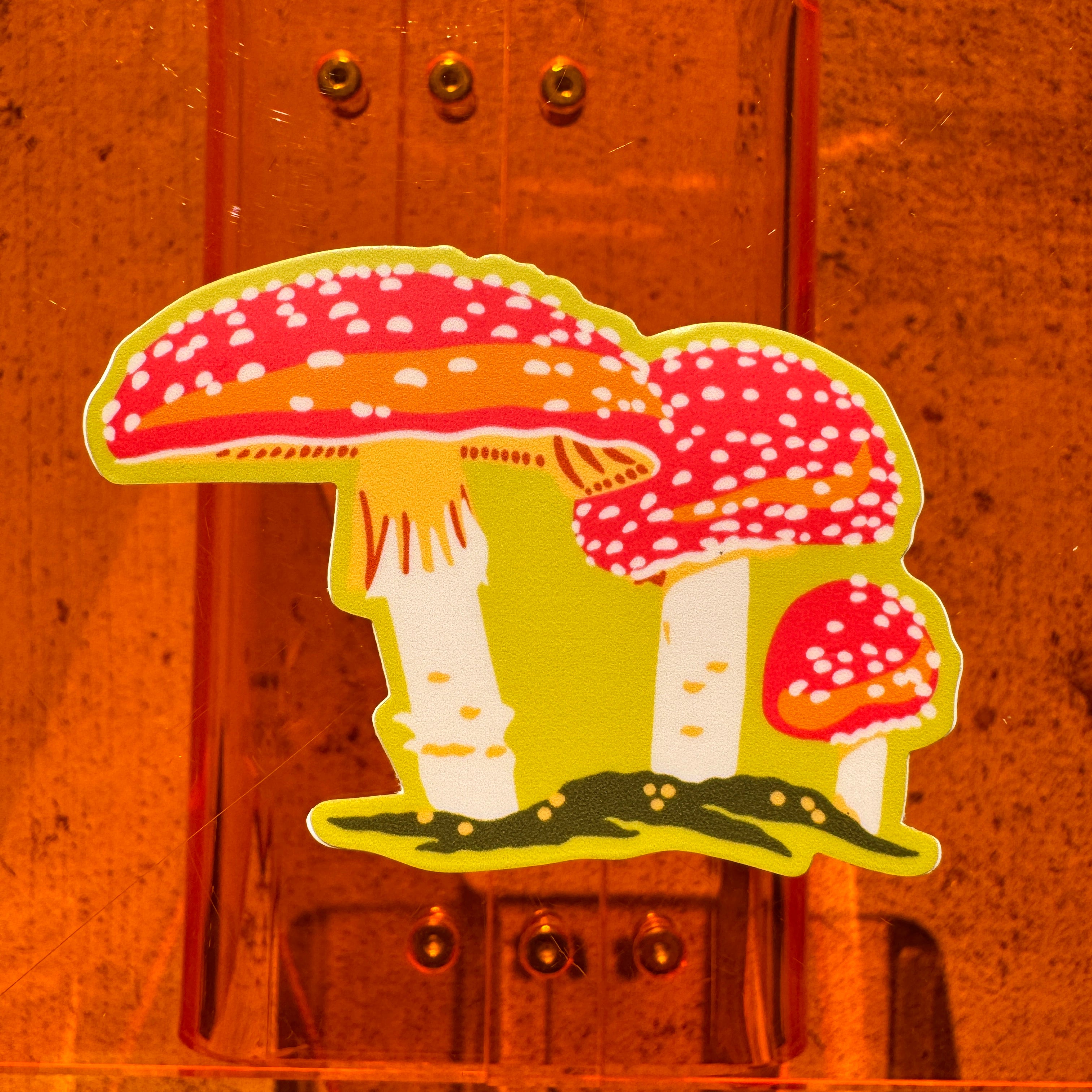 Toadstool Mushroom Sticker