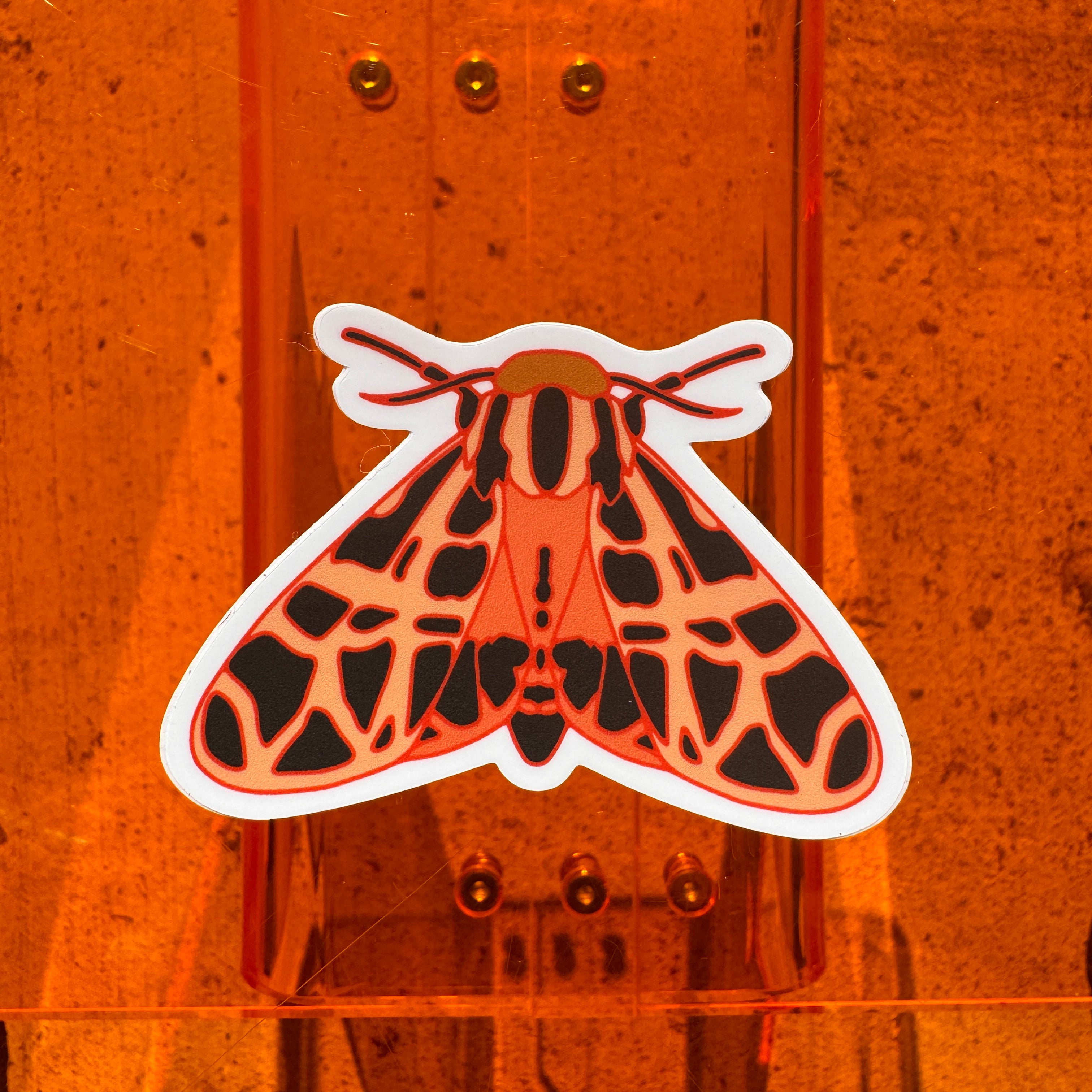 Tiger Moth Sticker