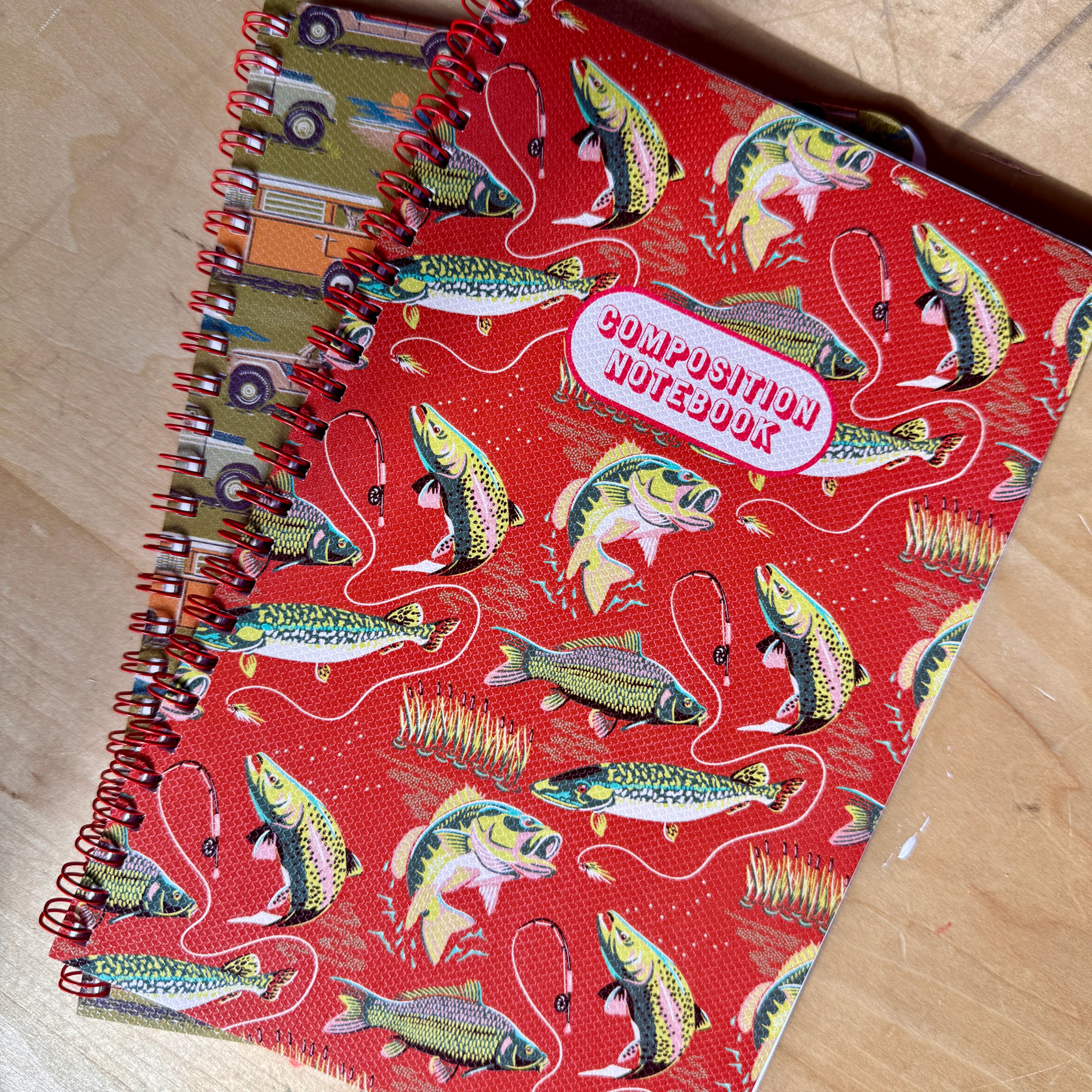 Fish Pattern Notebook