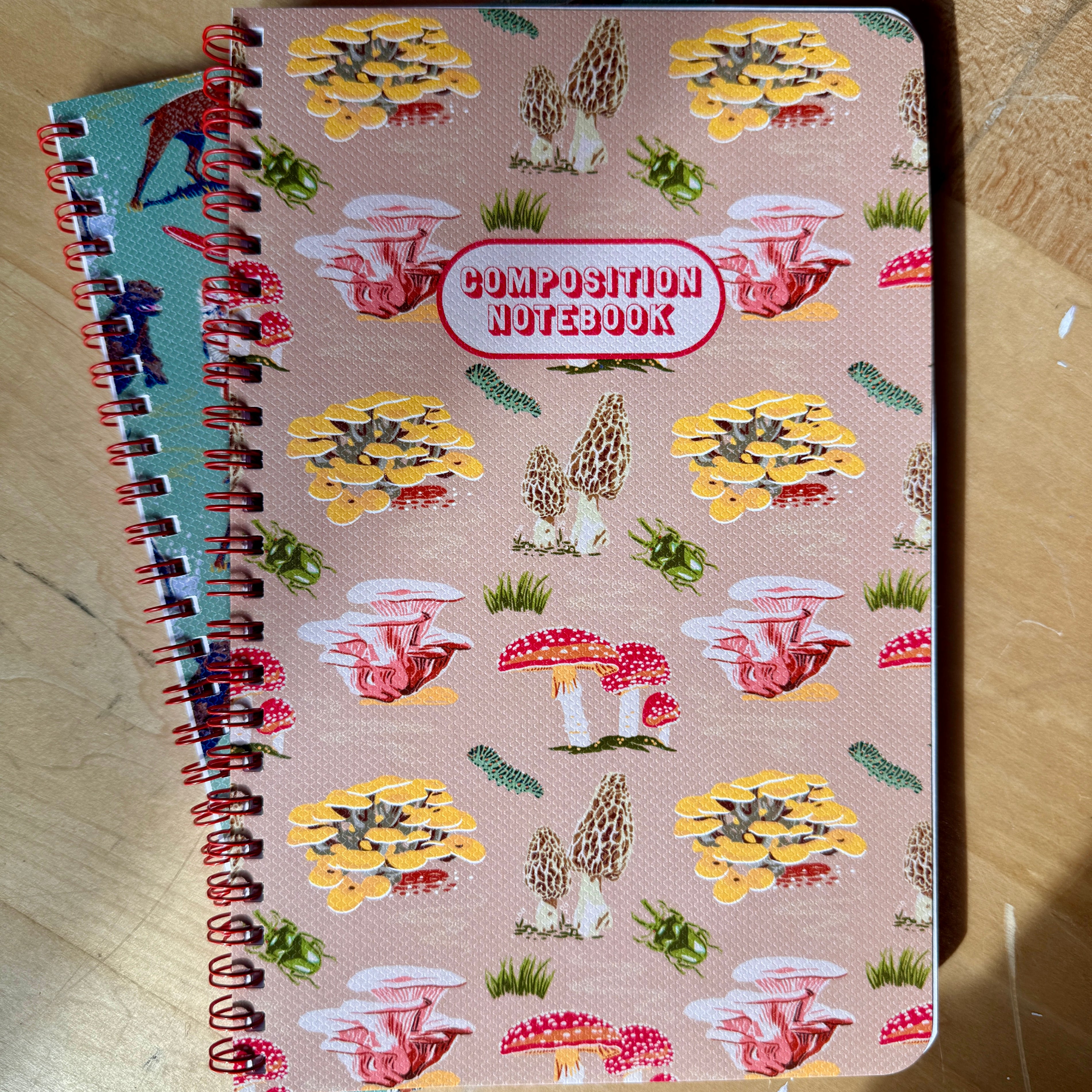 Mushroom Pattern Notebook