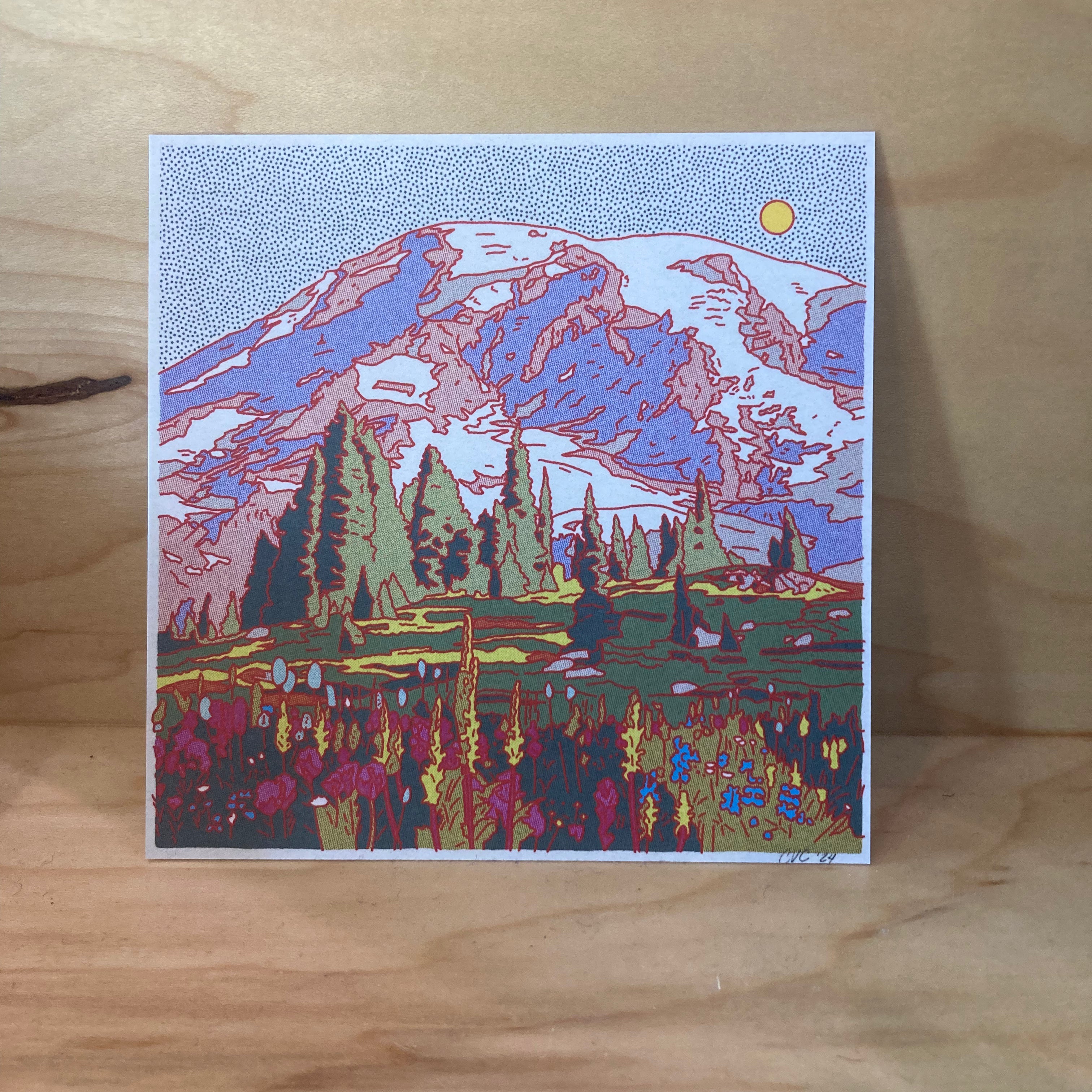 Northern Mountains Postcards - Single Design