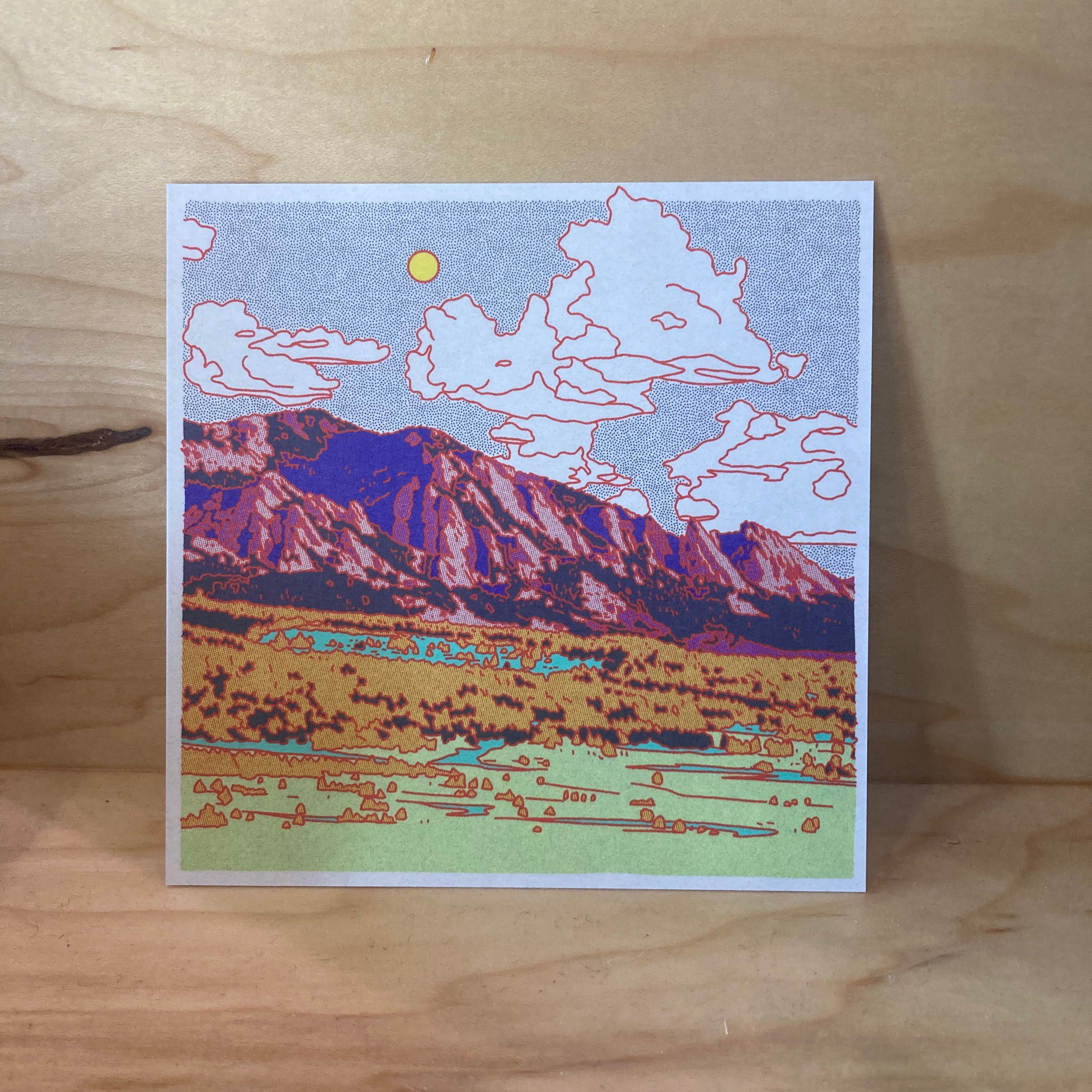 Northern Mountains Postcards - Single