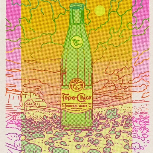 Limited Edition Topo Chico Screenprint