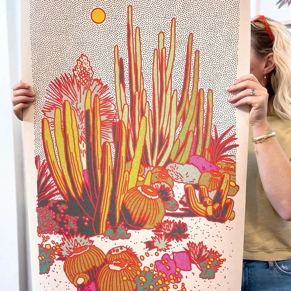 Cactus Planet Art Print #2