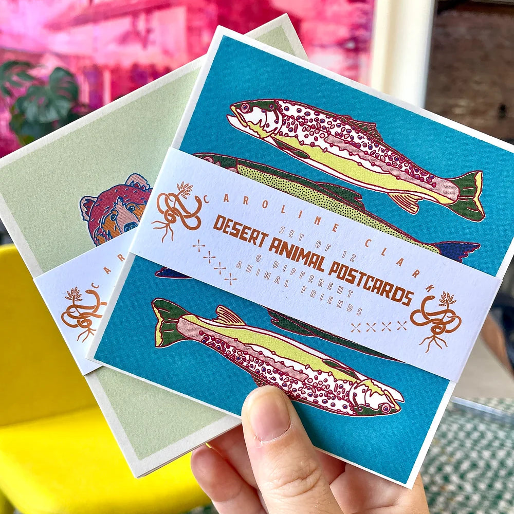Desert Animal Postcard Pack