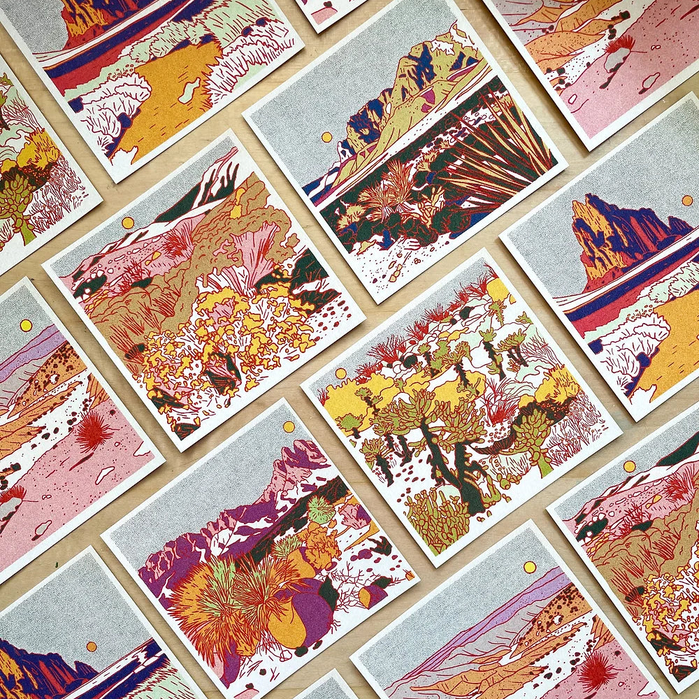 Morning Desert Postcard Pack
