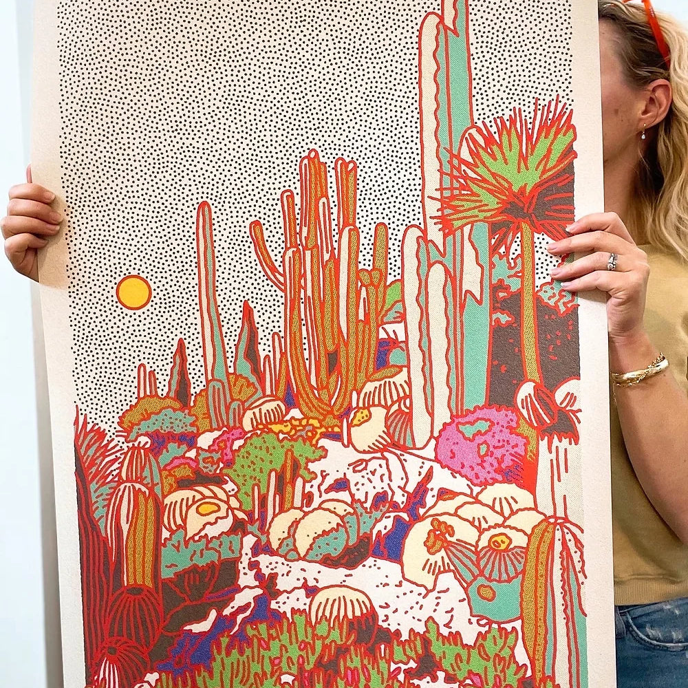 Cactus Planet Art Print #1