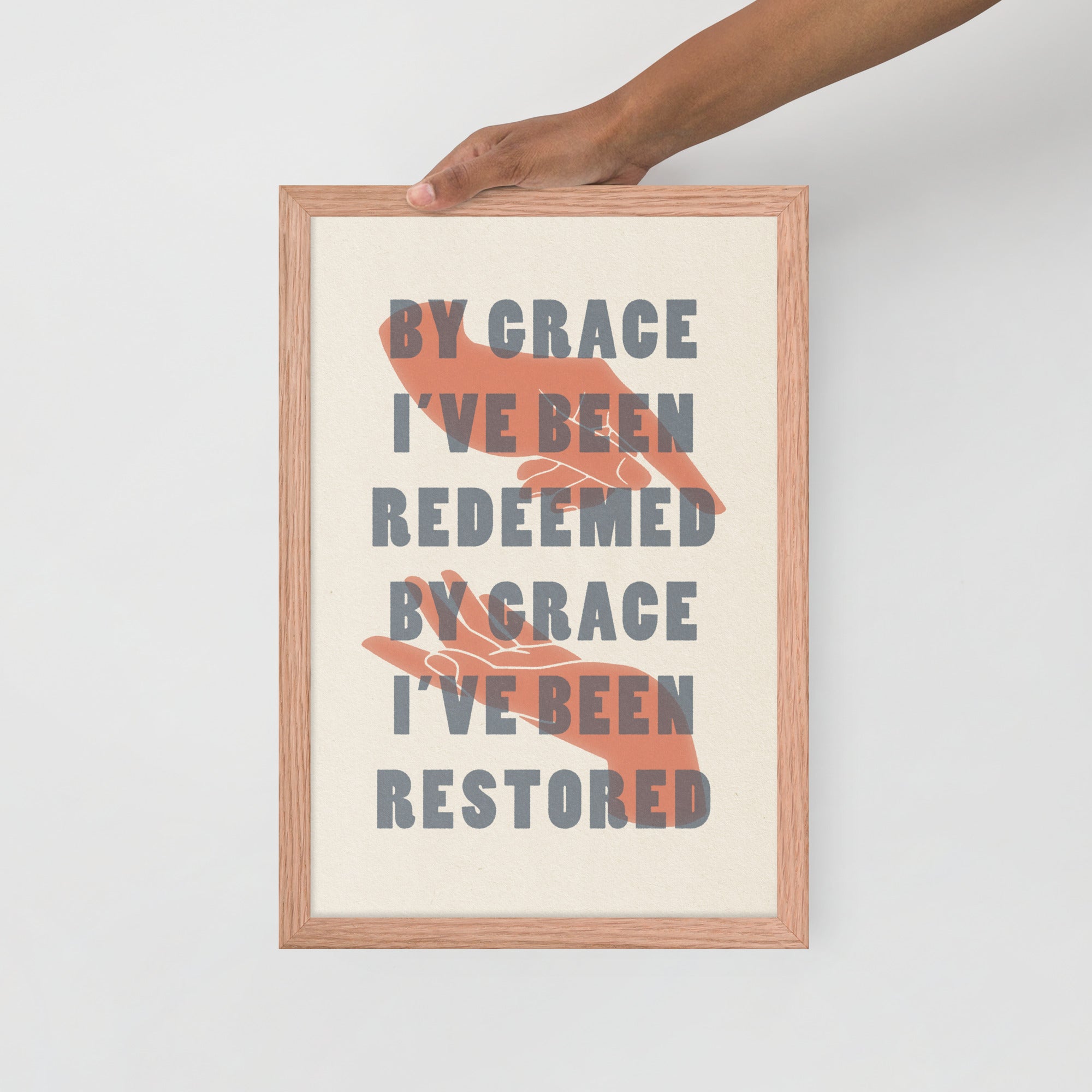 By Grace Art Print 12" x 18"
