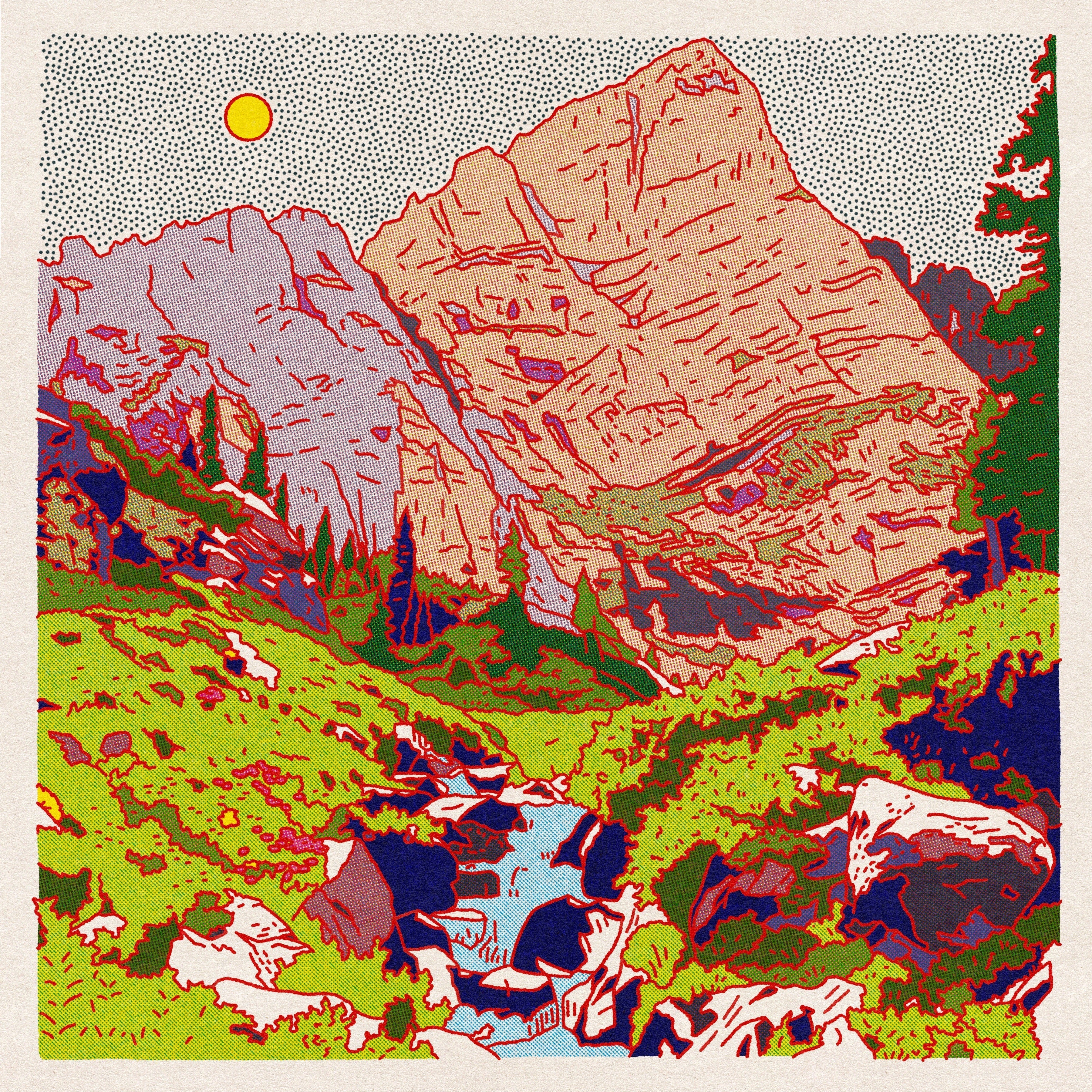 Mountain Art Print