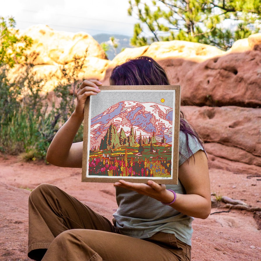 Mount Rainier Art Print