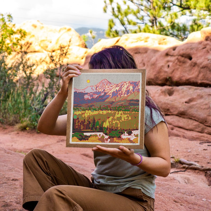 Wilson Peak Art Print