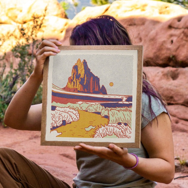 Shiprock, New Mexico Art Print - Caroline Clark Design – Long Lost