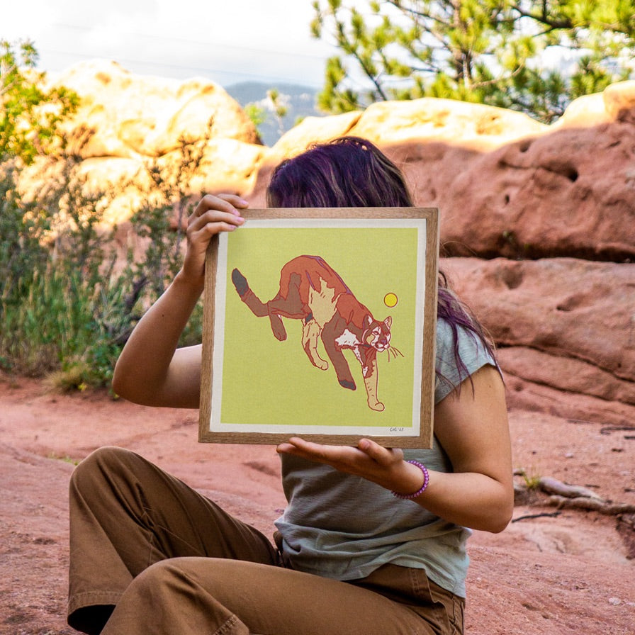 Mountain Lion Art Print