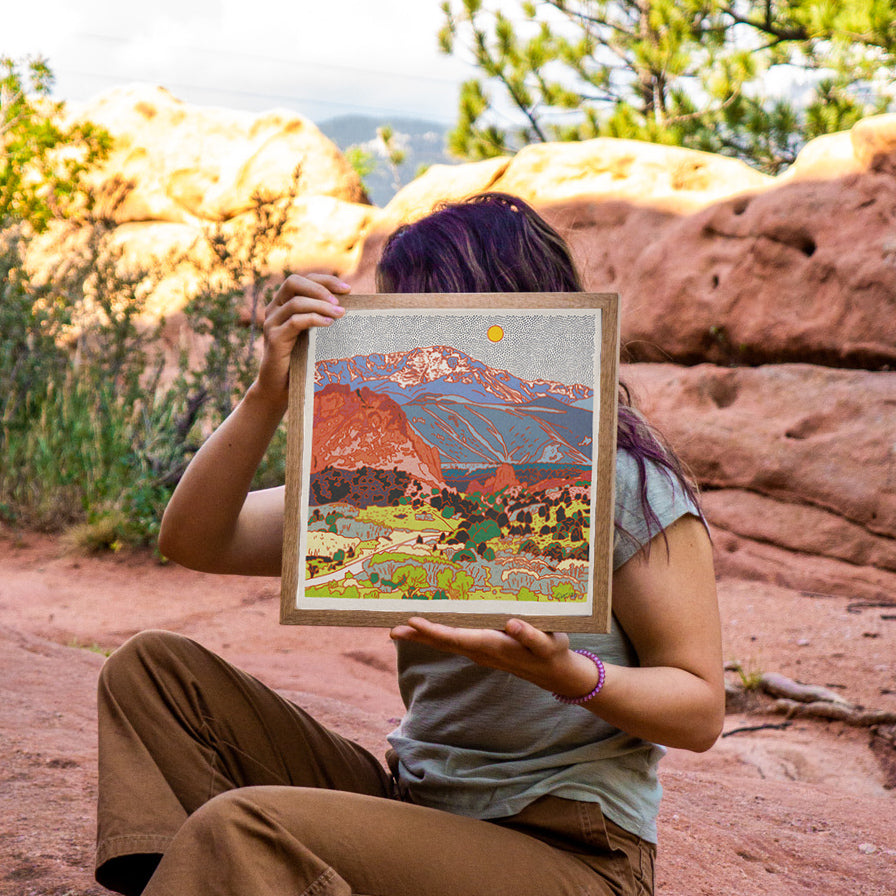 Pikes Peak Art Print