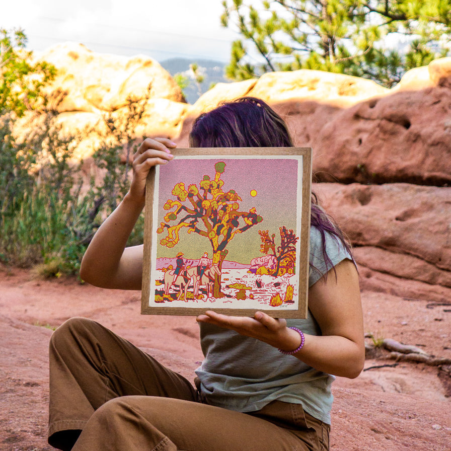 Joshua Tree Cowboys Art Print