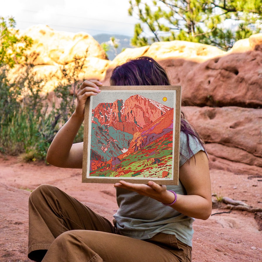 Longs Peak Art Print
