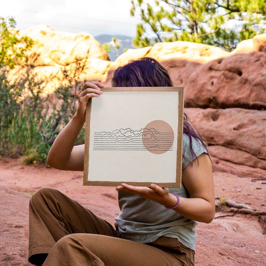Organ Lines Art Print