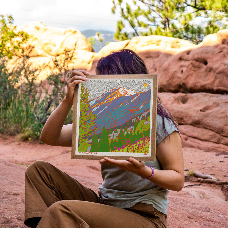 Quandary Peak Art Print