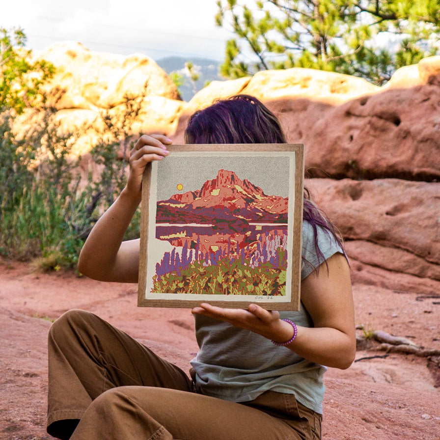 Banner Peak Art Print