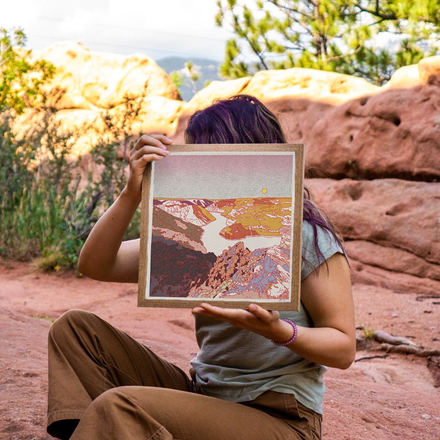 Flaming Gorge Art Print