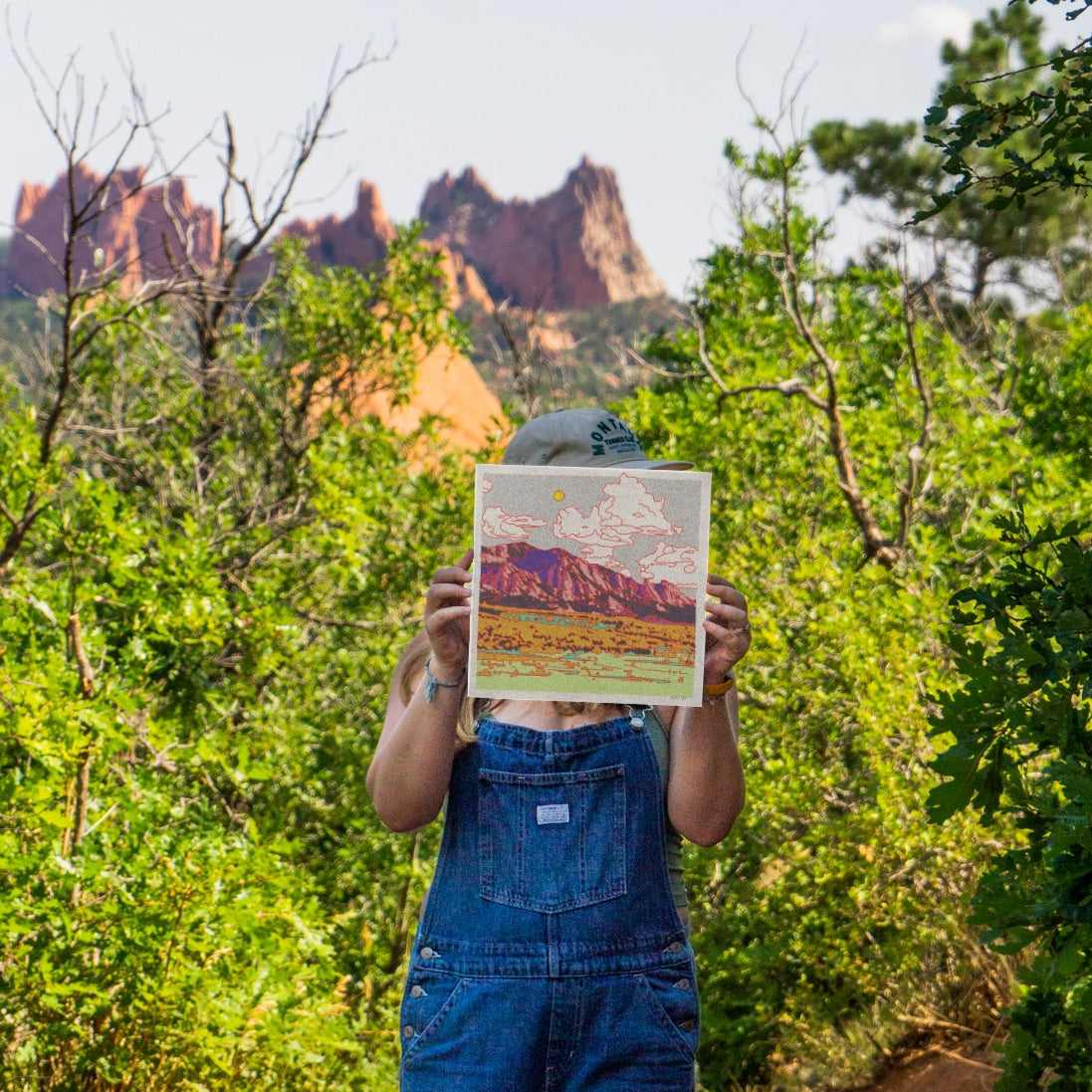 The Flatirons, Colorado Art Print