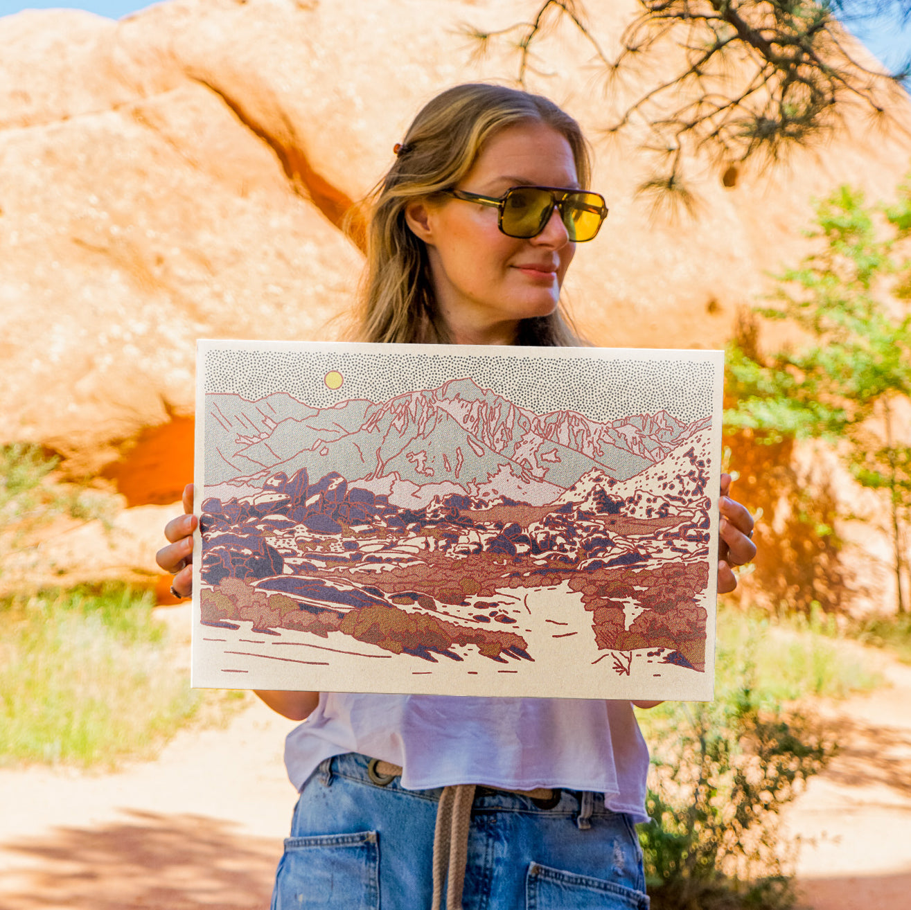 Blue Mountain Art Print