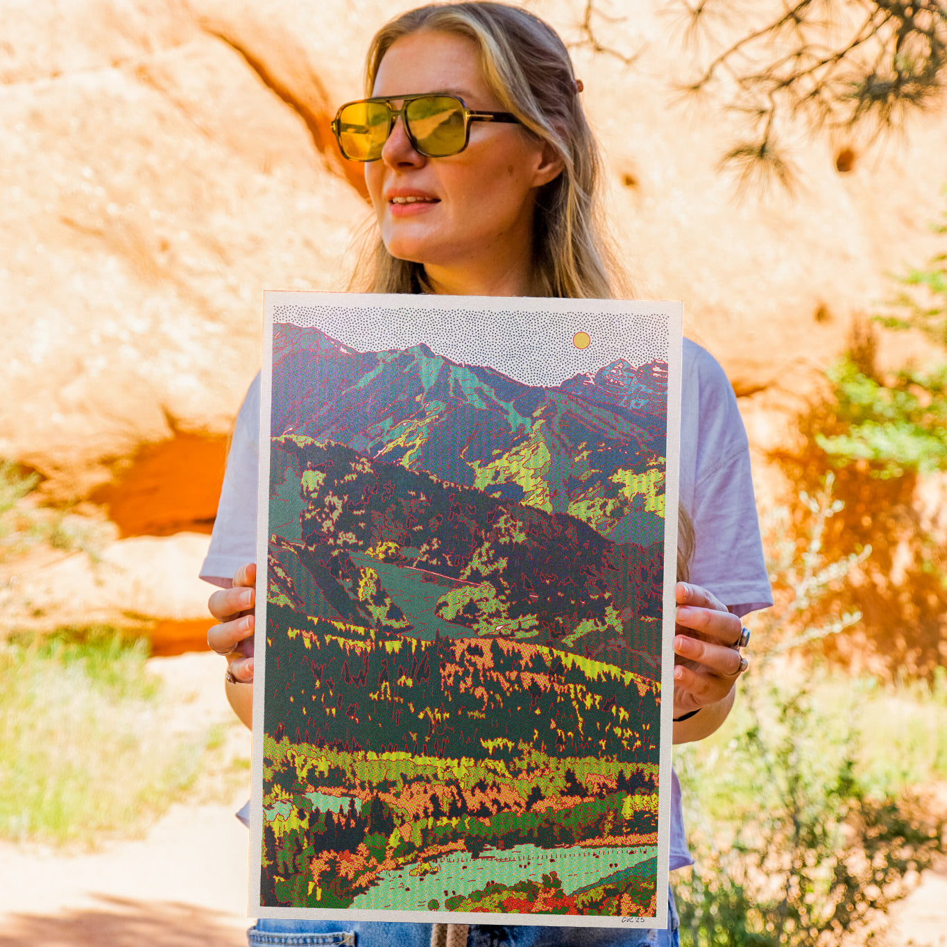 Aspen Mountain Print