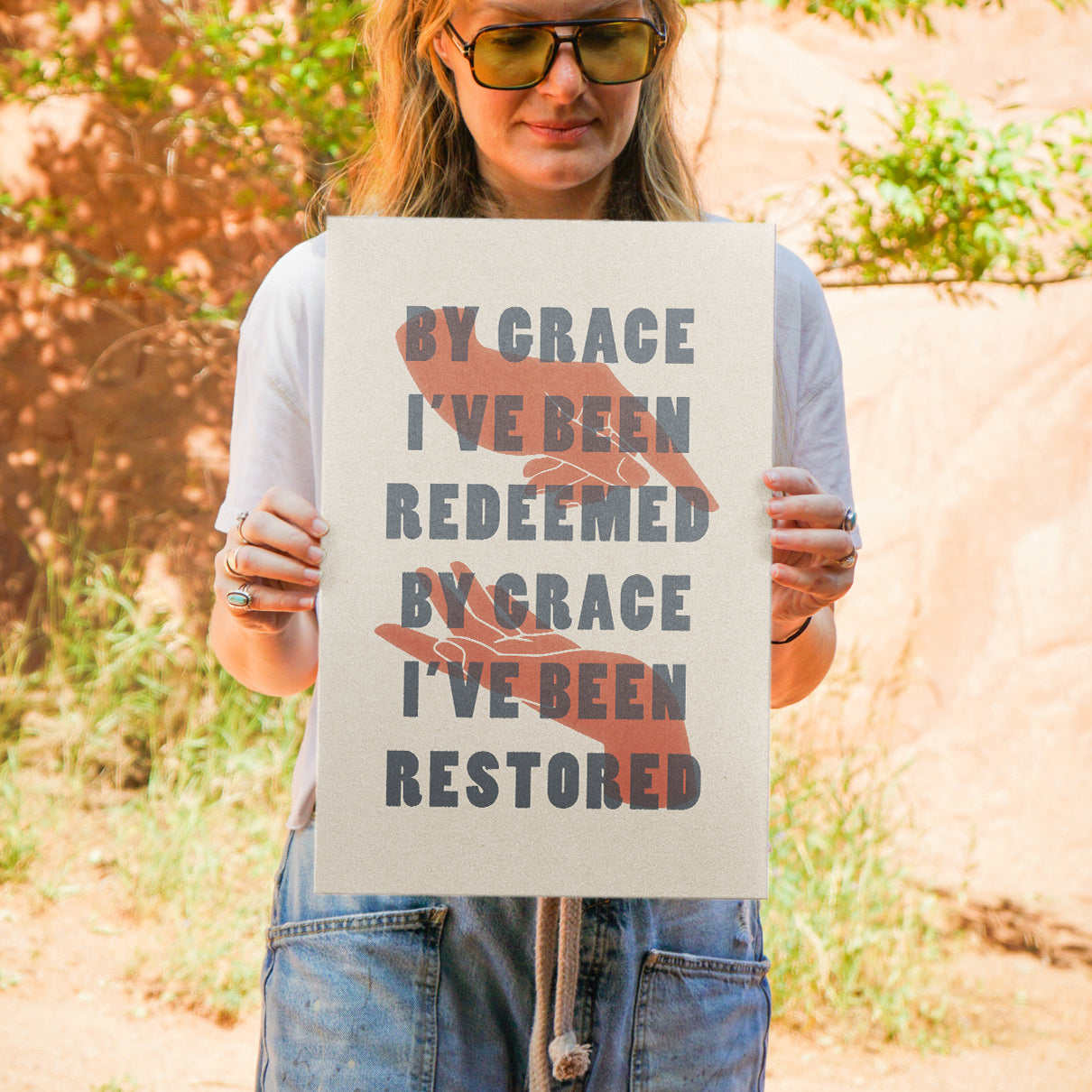 By Grace Art Print 12" x 18"