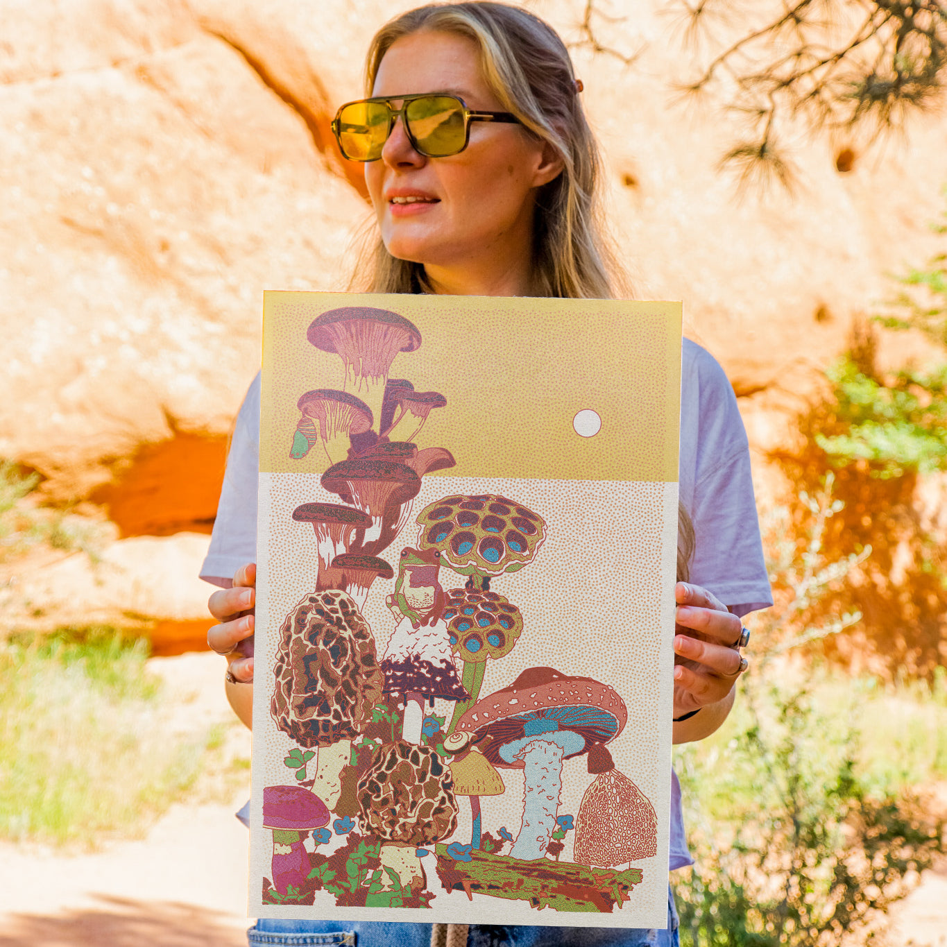 Mushroom Planet Art Print #1