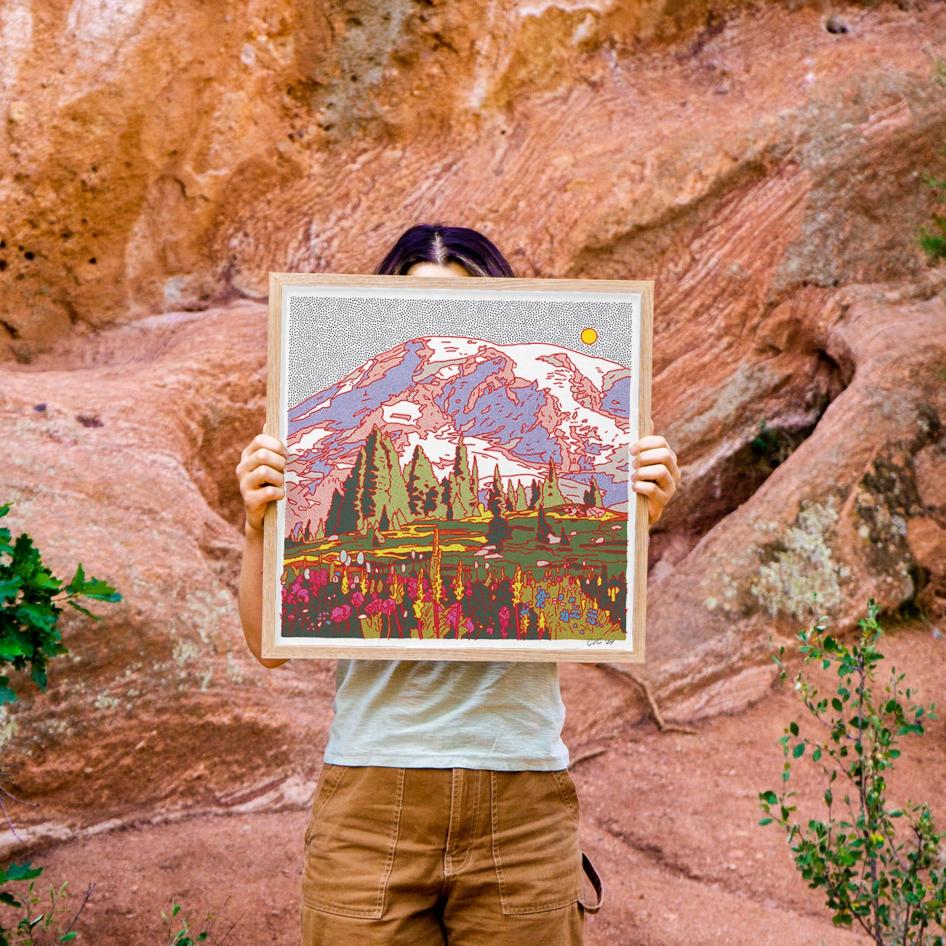 Mount Rainier Art Print