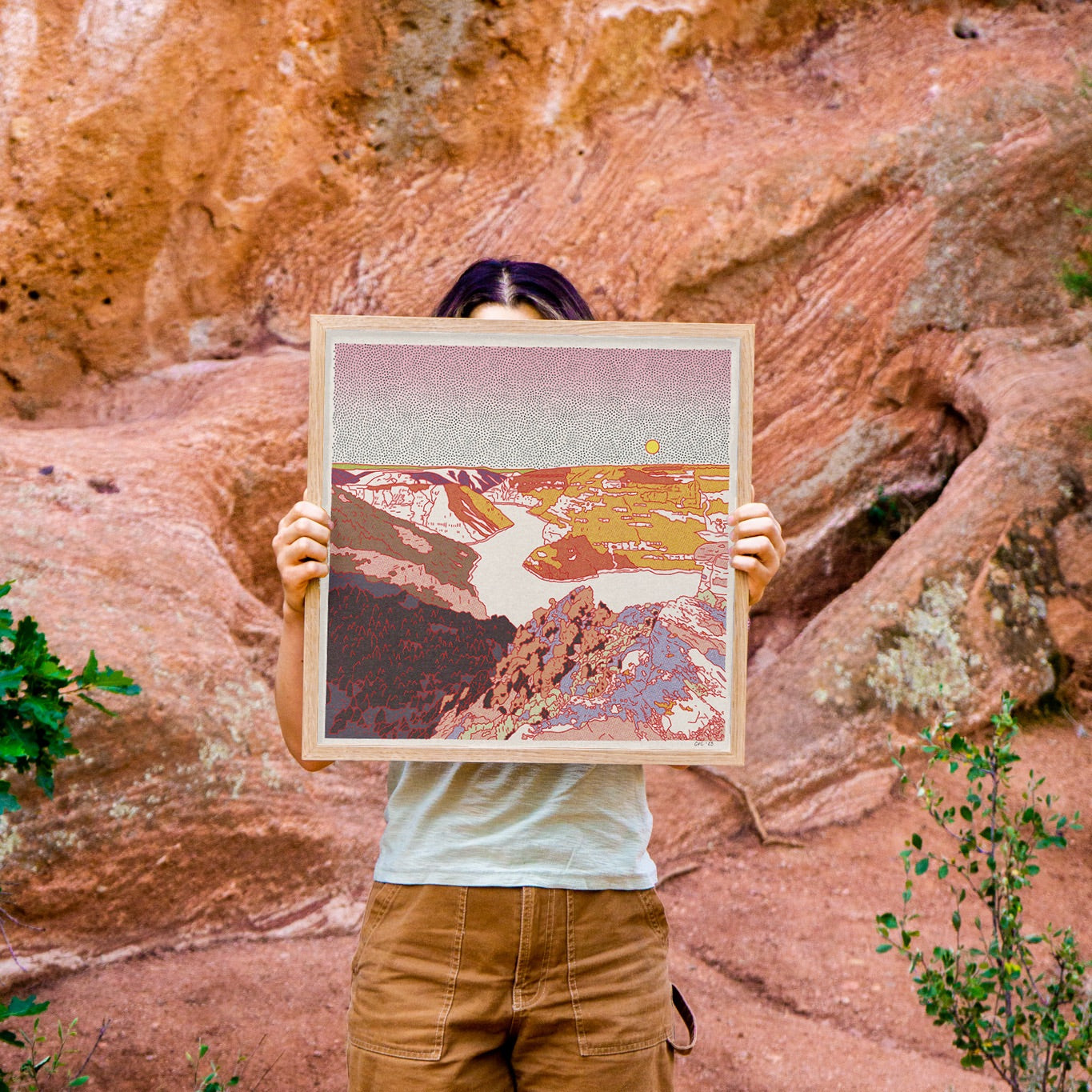 Flaming Gorge Art Print