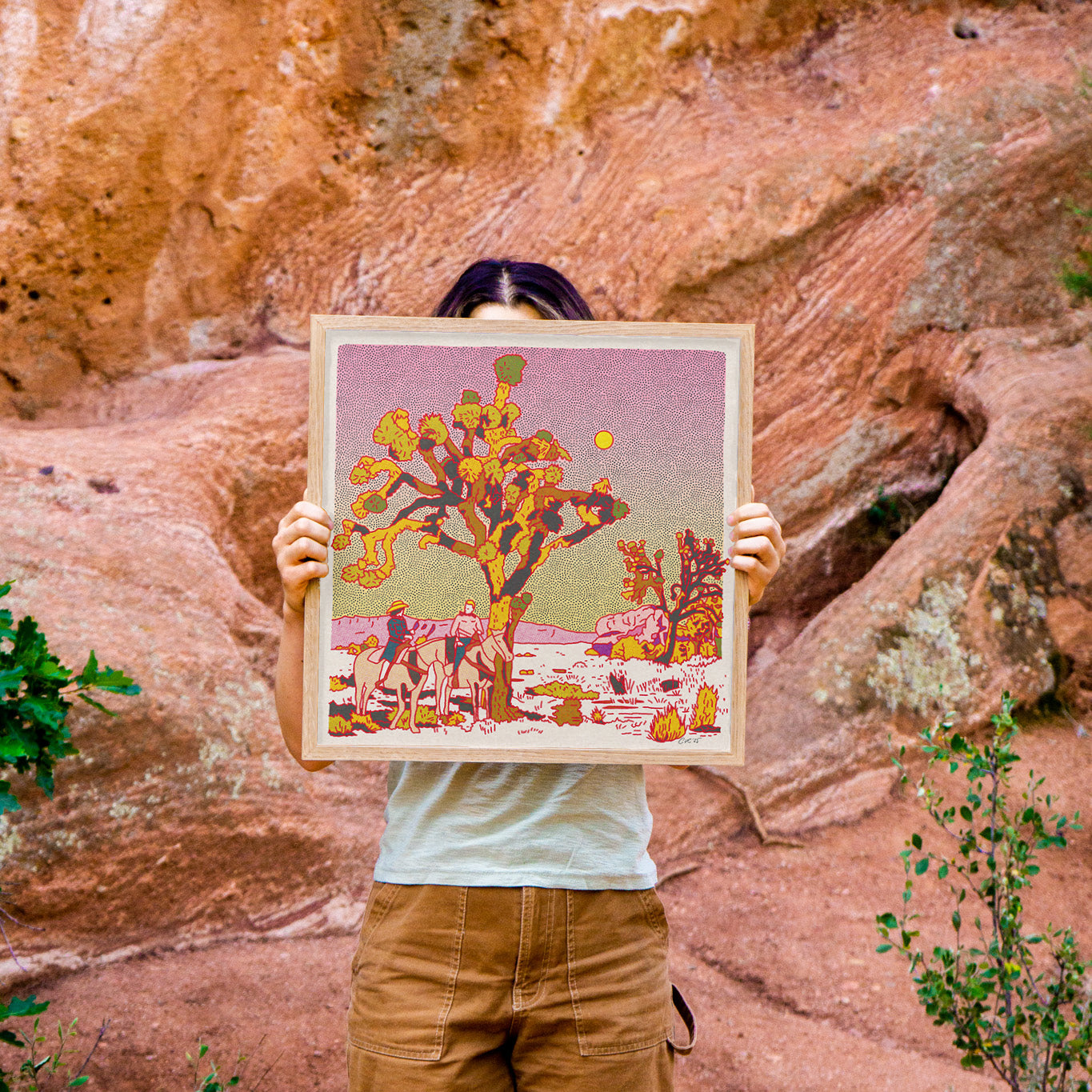 Joshua Tree Cowboys Art Print