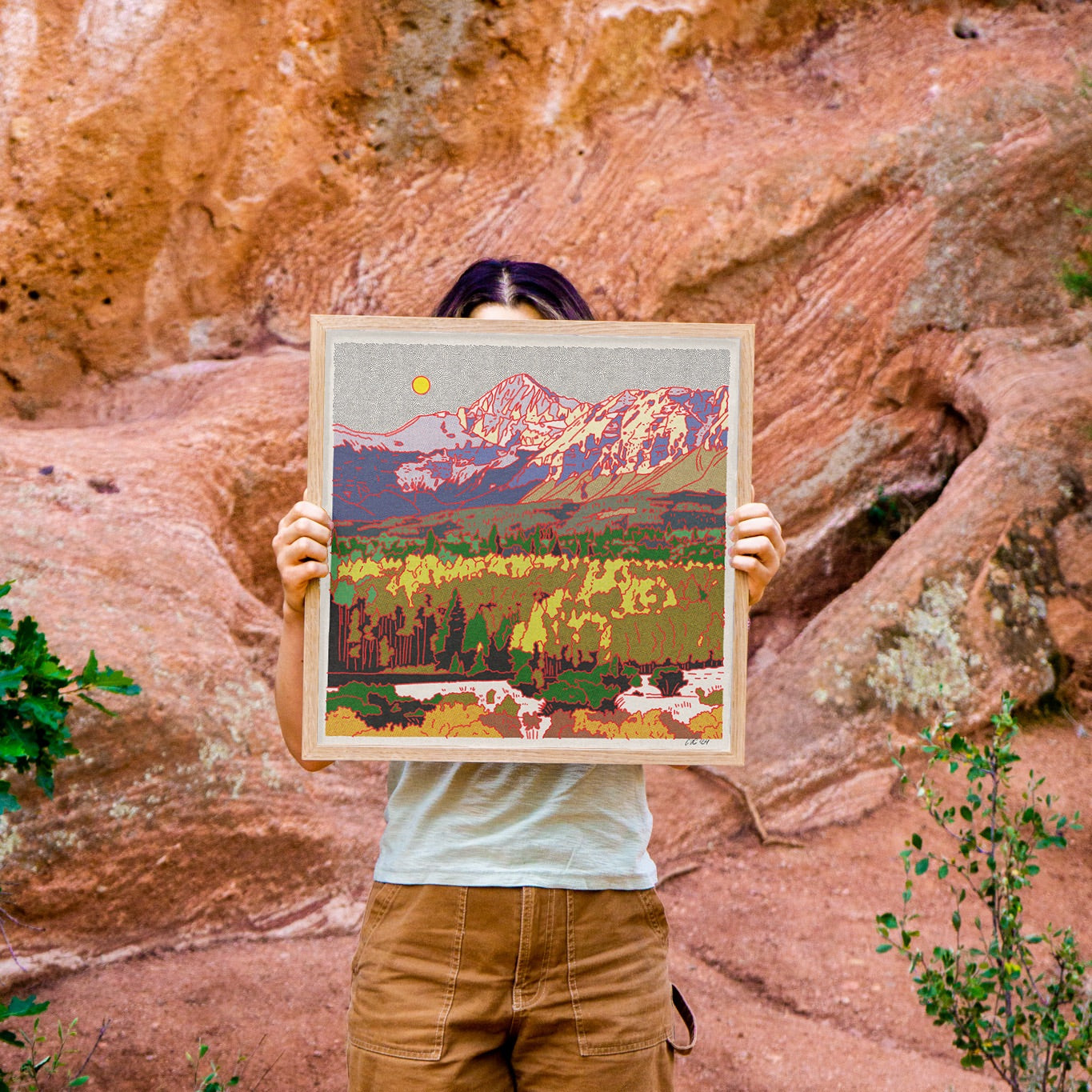 Wilson Peak Art Print