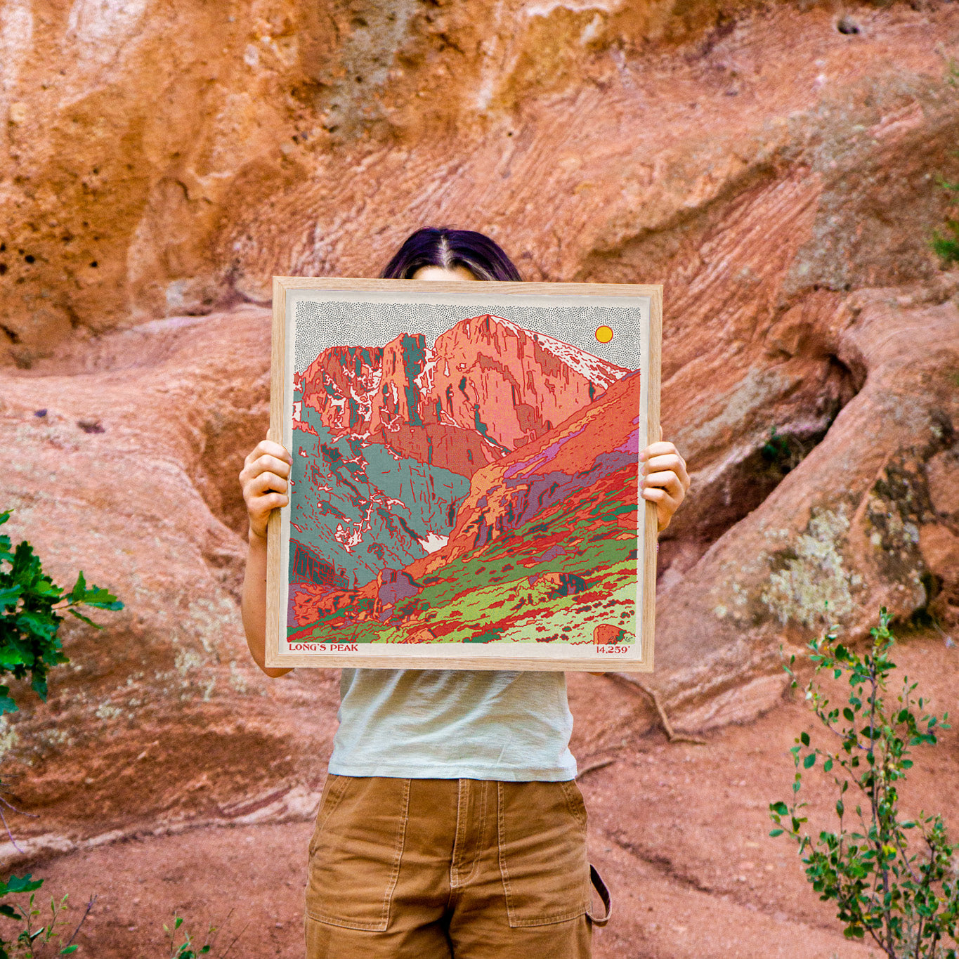 Longs Peak Art Print