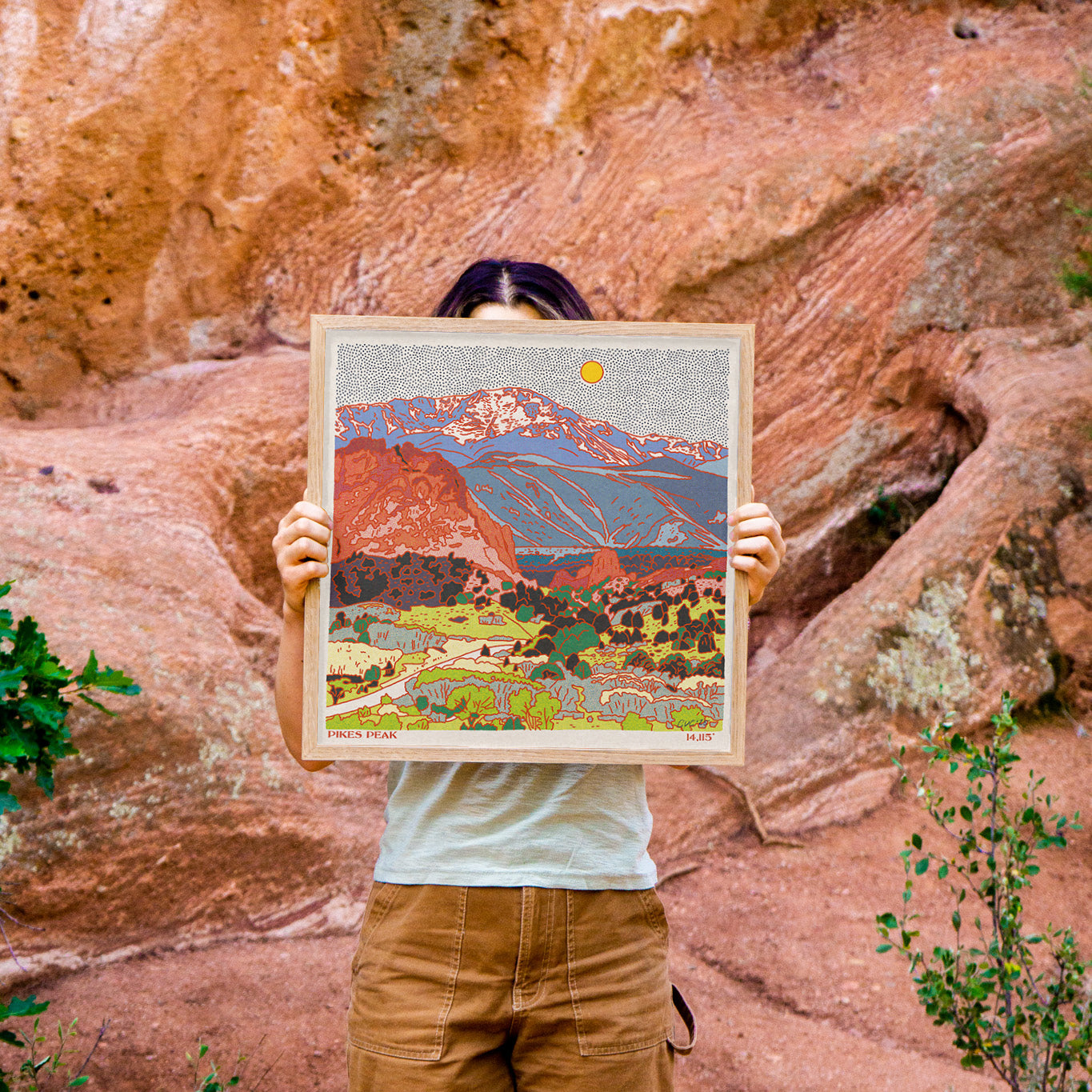 Pikes Peak Art Print