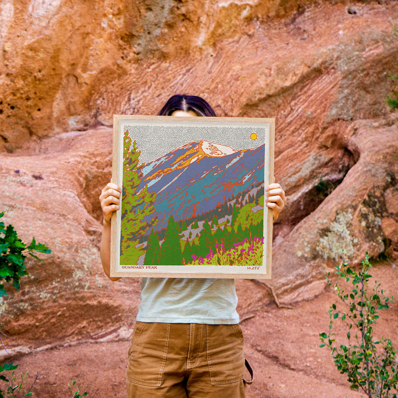 Quandary Peak Art Print