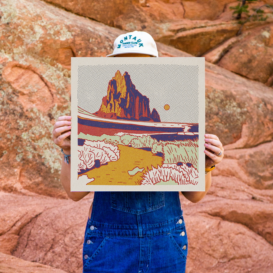 Shiprock, New Mexico Art Print