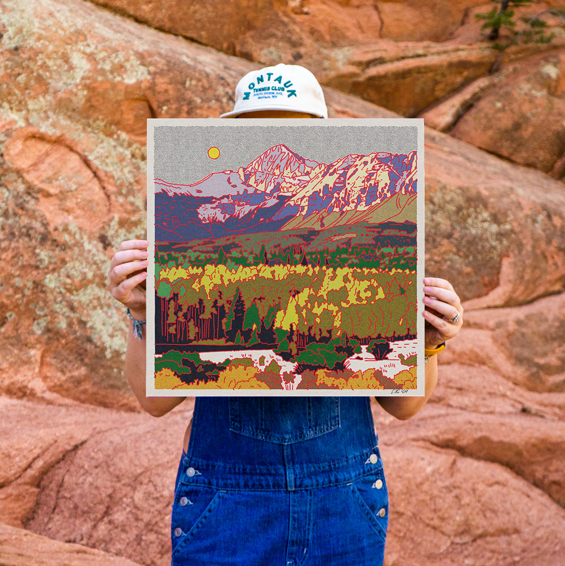 Wilson Peak Art Print