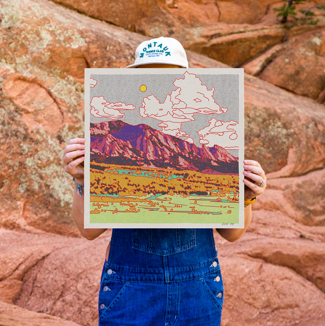 The Flatirons, Colorado Art Print