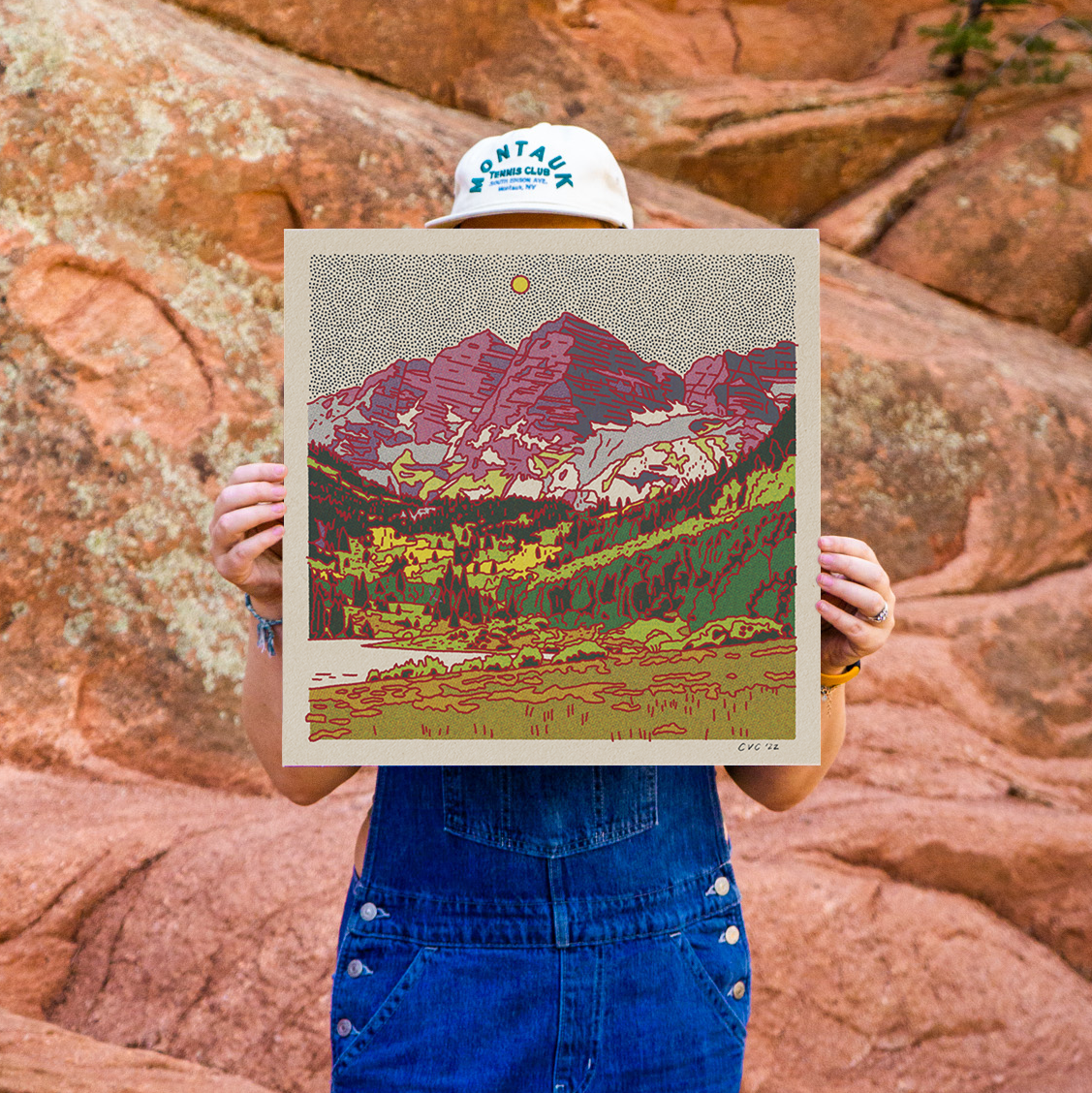 The Maroon Bells Art Print