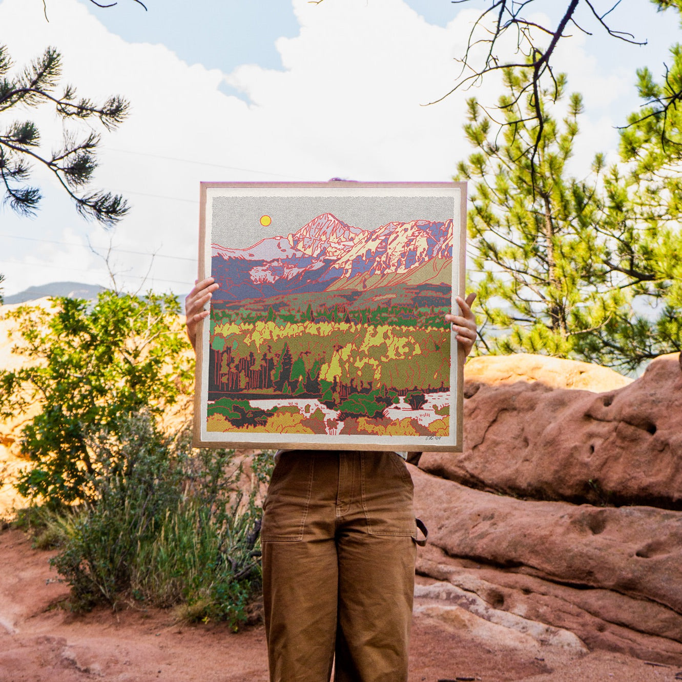 Wilson Peak Art Print