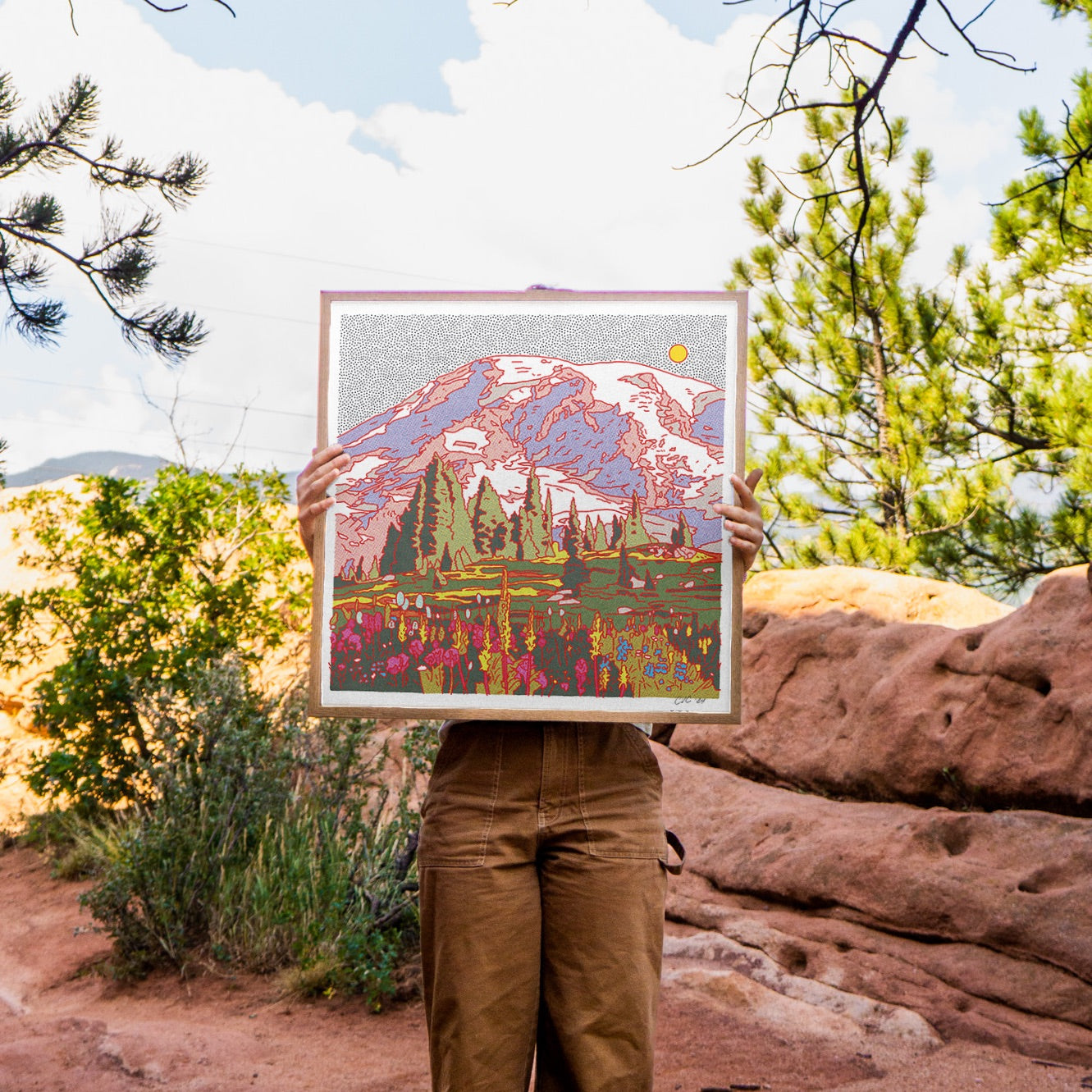 Mount Rainier Art Print