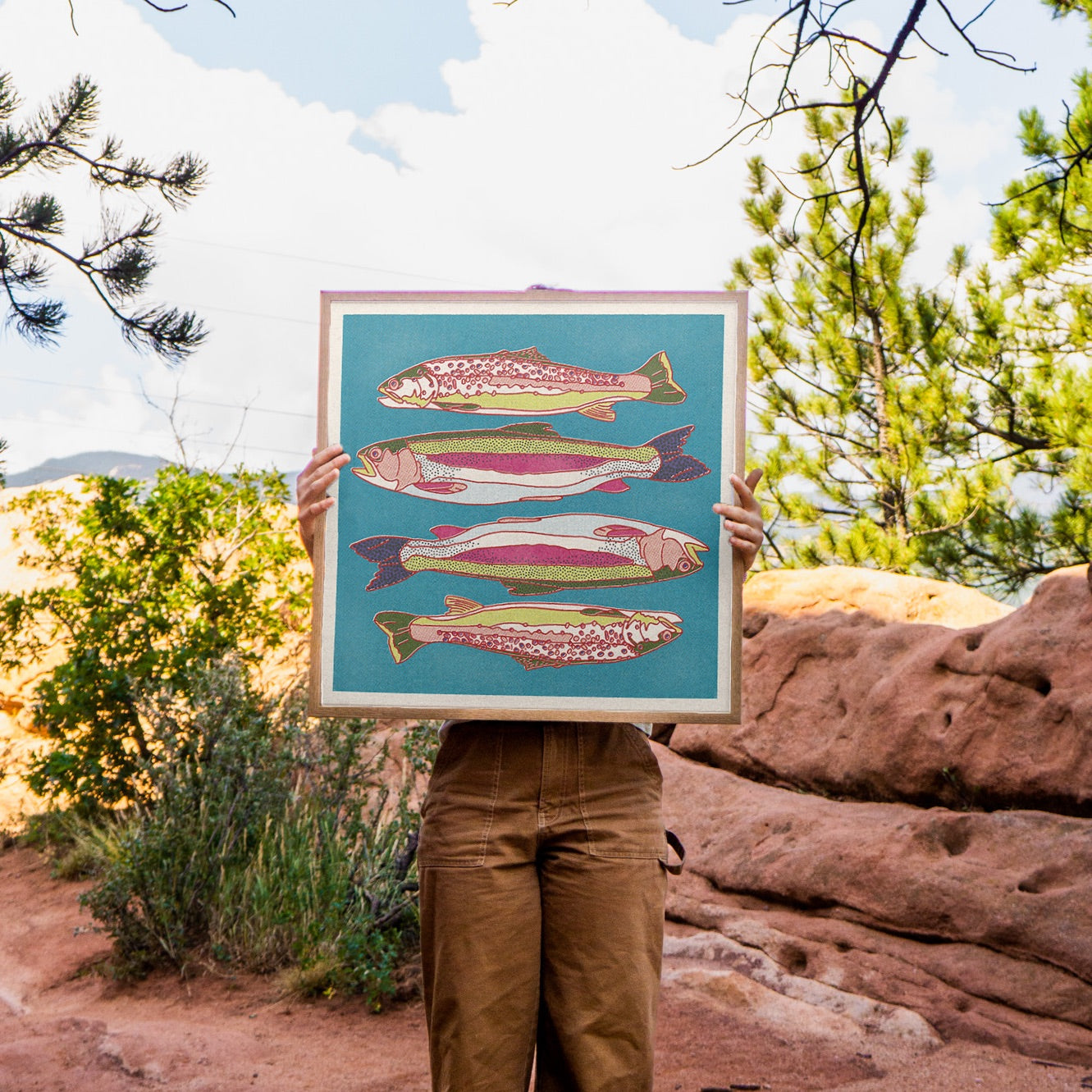 Trout Fish Art Print