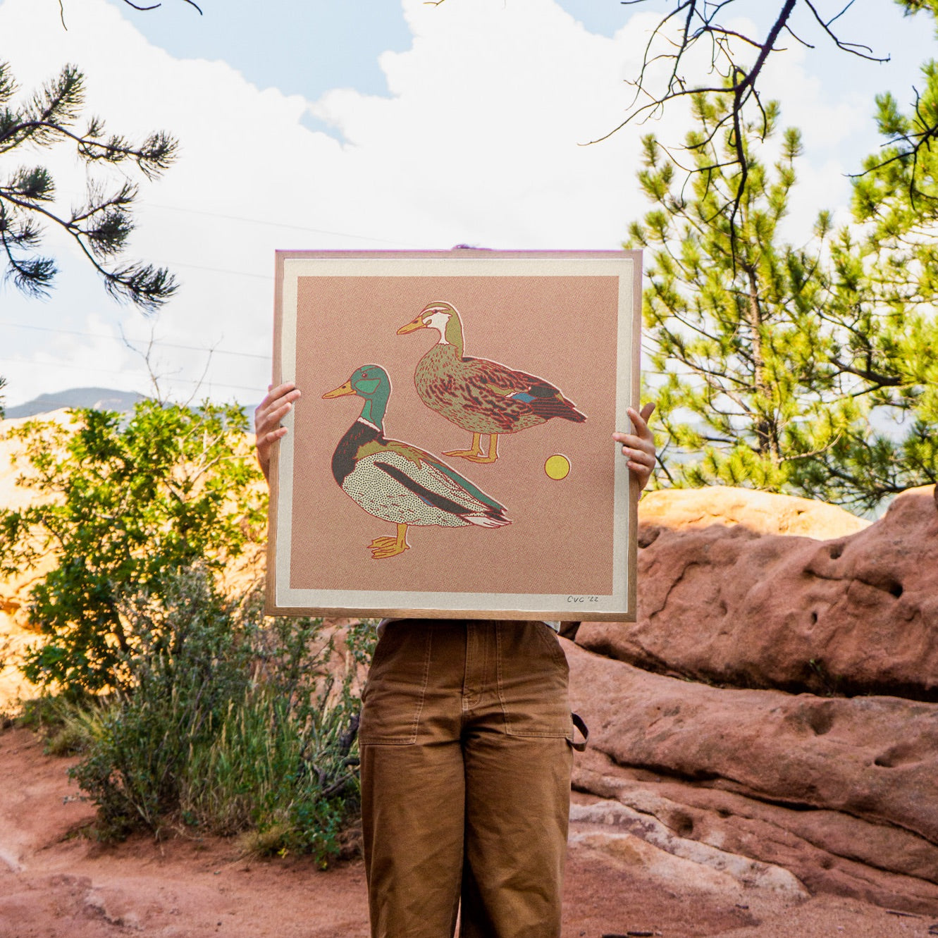 Duck Art Print
